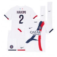 Paris Saint-Germain Achraf Hakimi #2 Auswärts Trikotsatz Kinder 2024-25 Kurzarm (+ Kurze Hosen)